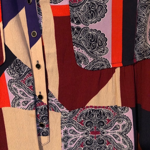 Maeve Multicolor Long Sleeve Dress - Picture 4 of 5